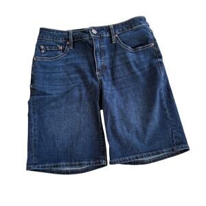 Seven7 Women’s Size 6 Dark Blue Relaxed Bermuda Shorts